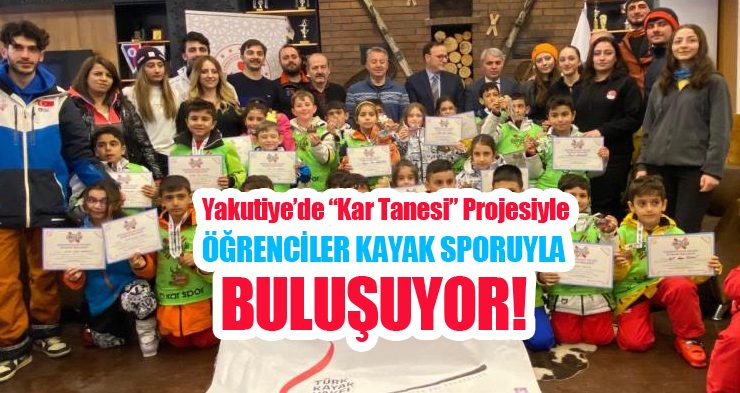 Yakutiye’de “Kar Tanesi” projesiyle öğrenciler kayak sporuyla buluşuyor!