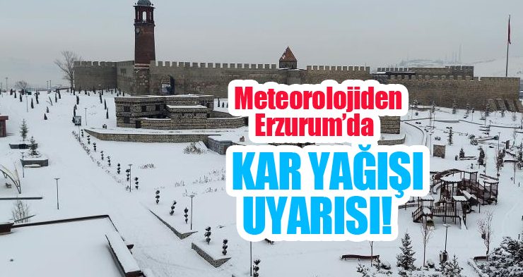 Meteorolojiden kar yağışı uyarısı!