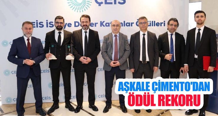 Aşkale Çimento’dan ödül rekoru