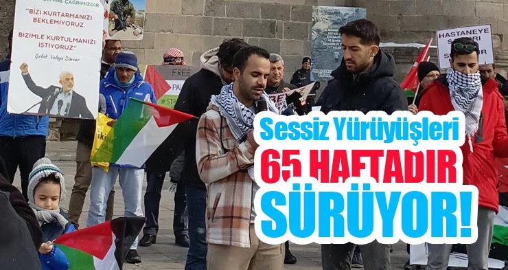 Sessiz yürüyüşleri 65 haftadır sürüyor!