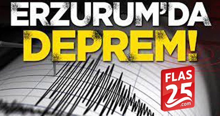 Erzurum’un Hınıs ilçesinde 4,3 büyüklüğünde deprem!