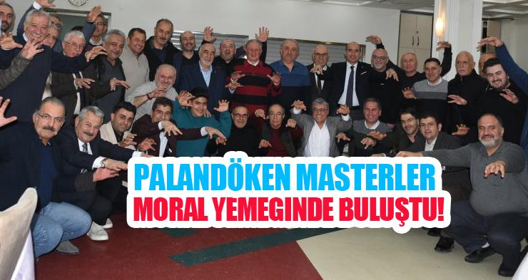 Palandöken masterler moral yemeğinde buluştu!