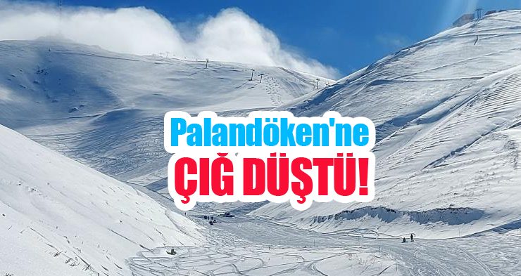 Palandöken’de Çığ!