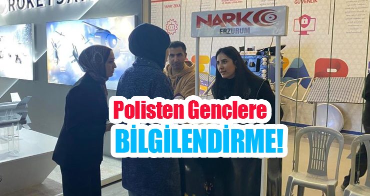 Polisten gençlere bilgilendirme!