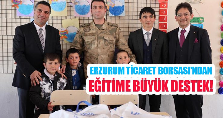 Erzurum Ticaret Borsası’ndan eğitime büyük destek!