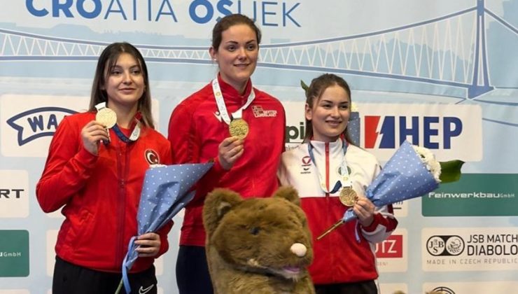 ETÜ’lü Damla Avrupa Atıcılık Şampiyonasında gümüş madalya kazanarak tarihe geçti!