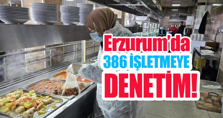 Erzurum’da 386 işletmeye denetim!