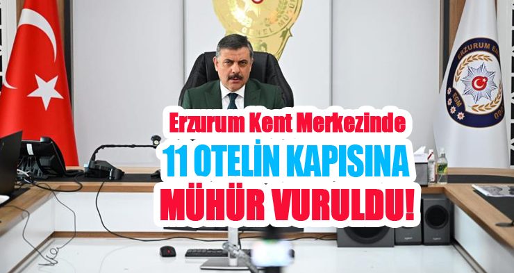 Kartalkaya’dan ders aldılar, Erzurum kent merkezinde 11 otelin kapısına mühür vuruldu!