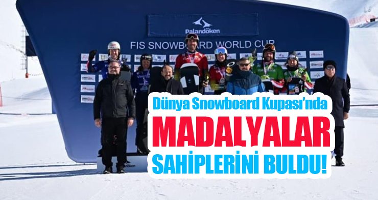 Dünya Snowboard Kupası’nda madalyalar sahiplerini buldu!