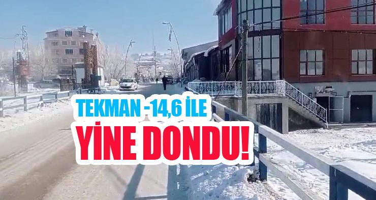 Tekman -14,6 ile yine dondu!