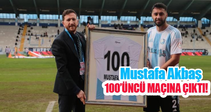 Mustafa Akbaş 100’incü maçına çıktı!