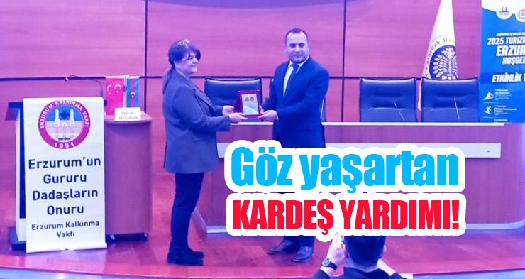 Göz yaşartan kardeş yardımı!