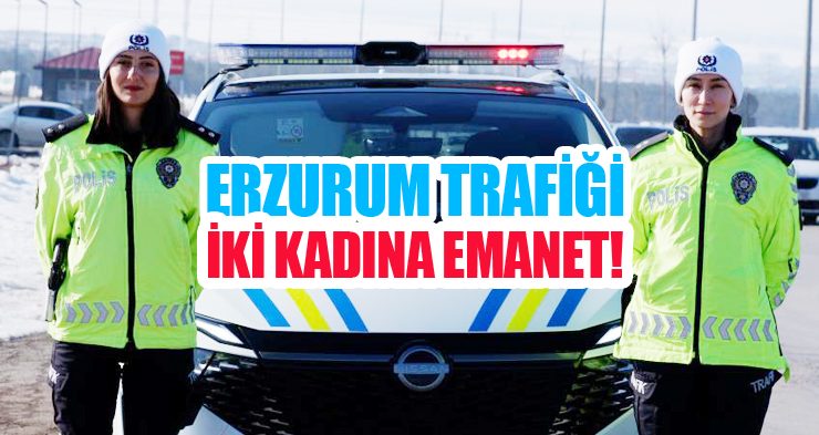 O şehrin trafiği iki kadına emanet!
