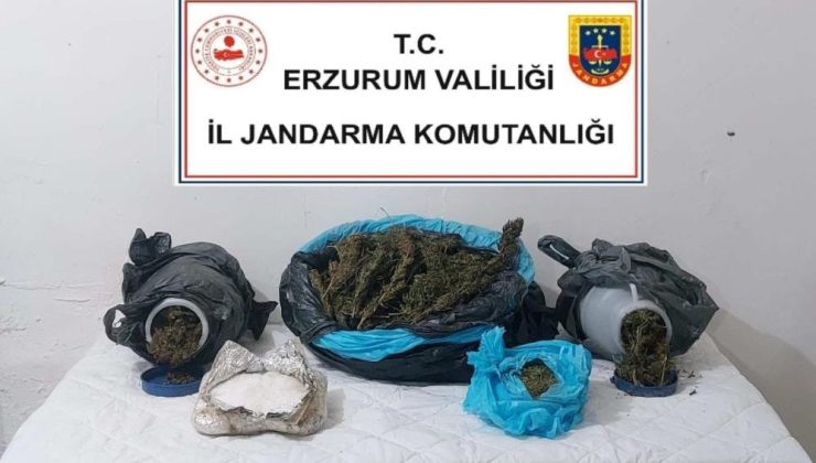 Jandarma’dan uyuşturucu operasyonu!