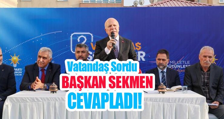 Vatandaş Sordu, Başkan Cevapladı!