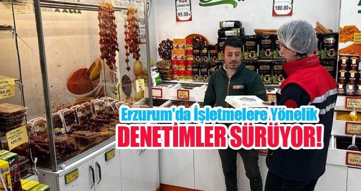 Erzurum’da 381 işletmeye denetim!