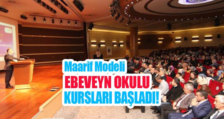Maarif Modeli Ebeveyn Okulu kursları başladı!