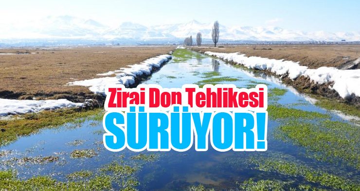 Zirai don tehlikesi sürüyor!