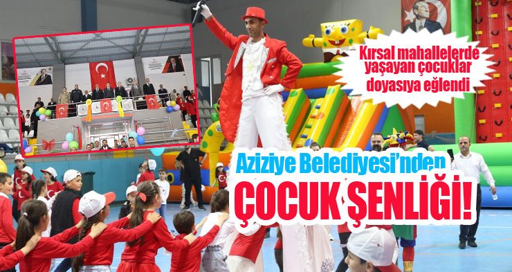 Kırsal mahallelerde yaşayan çocuklar doyasıya eğlendi!