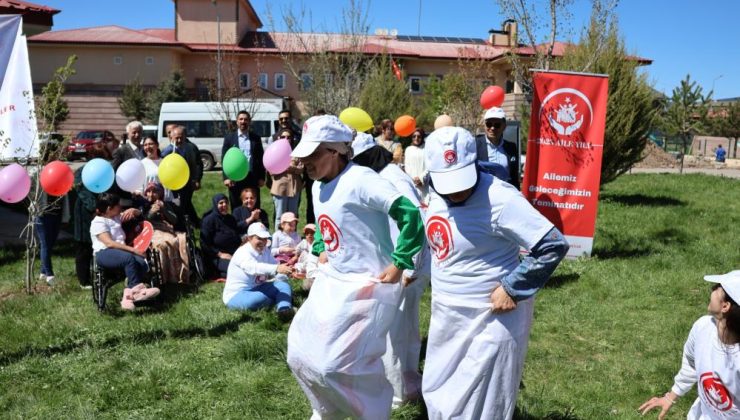 Erzurum’da engelli şenliği renkli görüntülere sahne oldu!