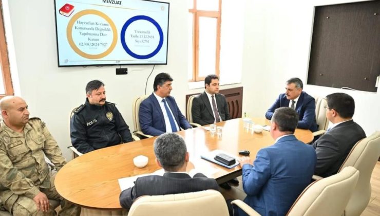 İl Hayvanları Koruma Kurulu toplandı!