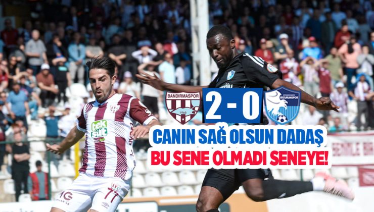Bu sene olmadı artık seneye!