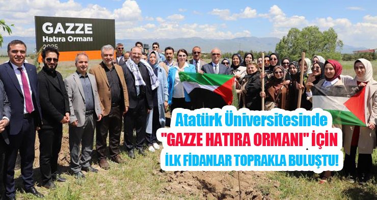 Gazze hatıra ormanında umut yeşerecek!