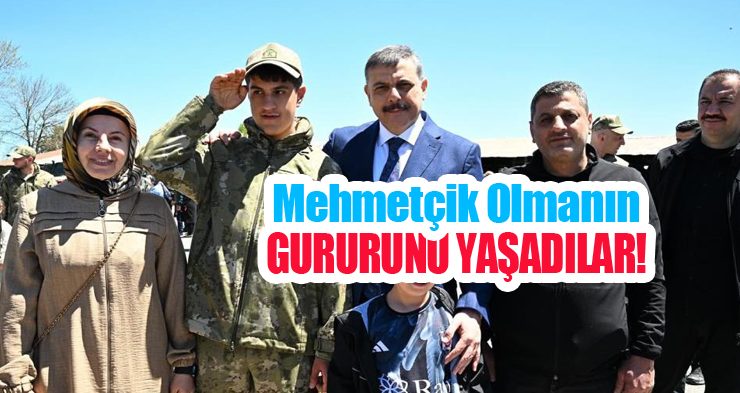 Mehmetçik olmanın gururunu yaşadılar!