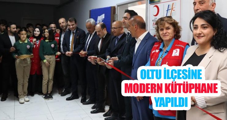 İlçeye modern kütüphane yapıldı