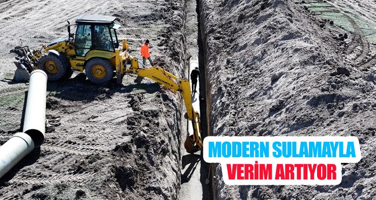 Modern sulamayla verim artıyor