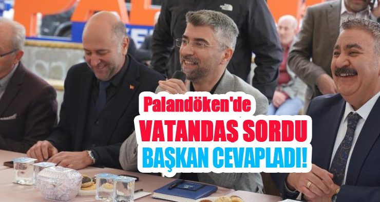 Palandöken’de vatandaş sordu, Başkan cevapladı!