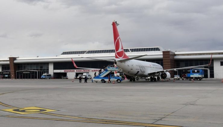 Erzurum’da beş ayda 497 bin 449 kişi uçtu!