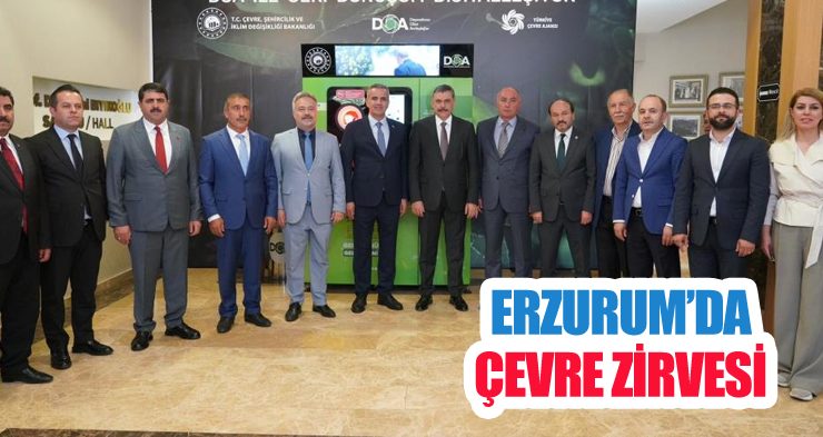 Erzurum’da Türkiye’nin en kapsamlı çevre projesi için koordinasyon toplantısı yapıldı