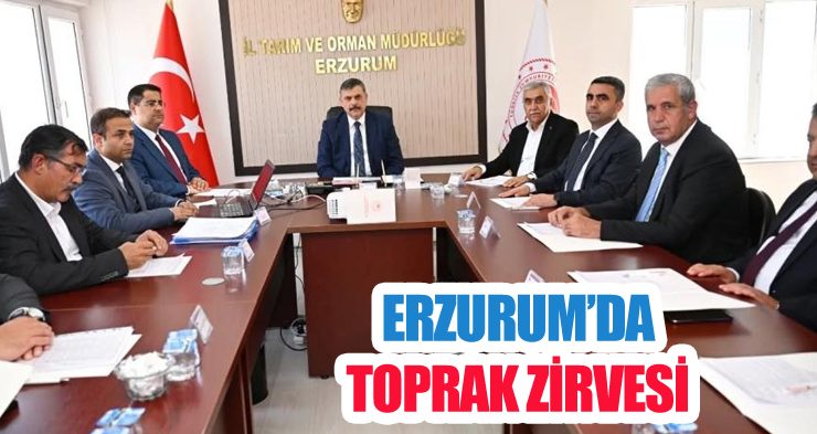 Erzurum’da toprak zirvesi
