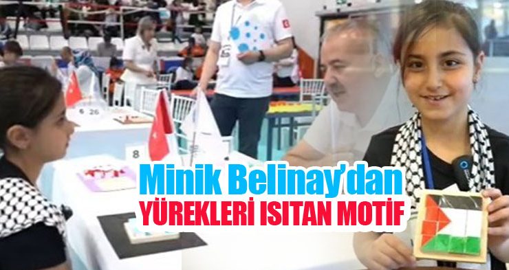 Minik Belinay’dan yürekleri ısıtan motif!