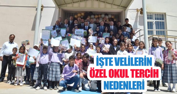 İşte velilerin özel okul tercih nedenleri