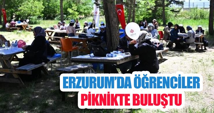 Öğrenciler piknikte buluştu