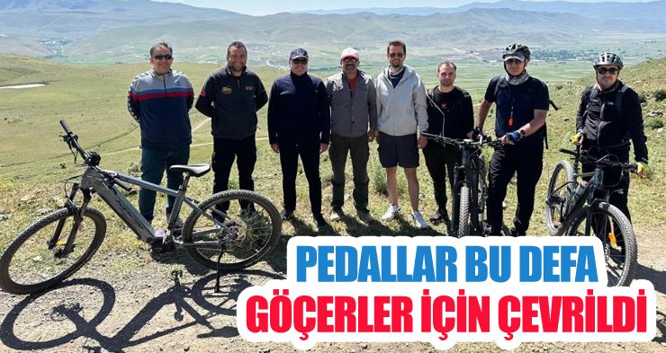 Pedallar bu defa göçerler için çevrildi