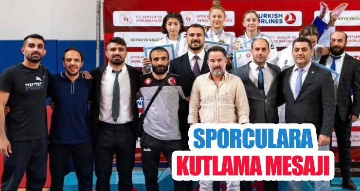 Sporculara kutlama mesajı