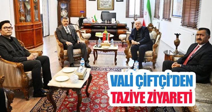 Vali Çiftçi’den taziye ziyareti