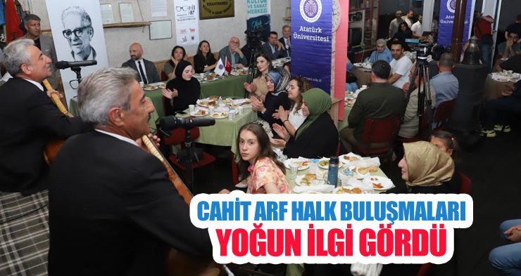 “Cahit Arf halk buluşmaları: Temelli kıraathanesinde bilim ve kültür sohbetleri” programı yoğun ilgi gördü