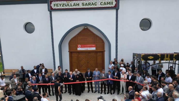 Feyzullah Saraç Cami ibadete açıldı!