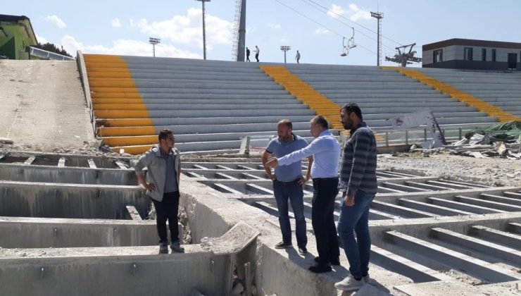 Atlama kulelerinde tadilat çalışmaları devam ediyor…