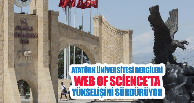 Atatürk Üniversitesi dergileri Web Of Science’ta yükselişini sürdürüyor
