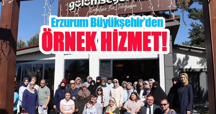 Erzurum Büyükşehir’den örnek hizmet!