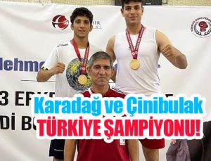 Karadağ ve Çinibulak Türkiye şampiyonu!