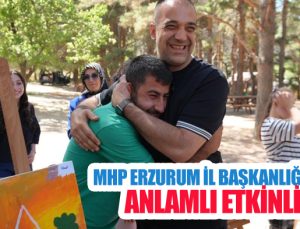 MHP Erzurum il başkanlığından anlamlı etkinlik