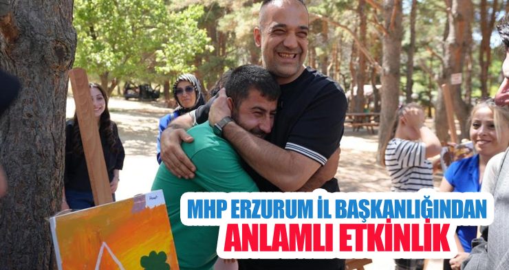 MHP Erzurum il başkanlığından anlamlı etkinlik