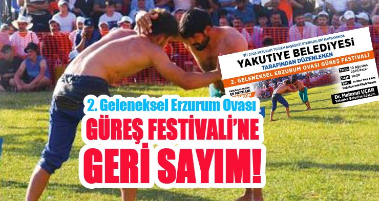 Yakutiye Belediyesi’nden ata sporuna destek: 2. Geleneksel Erzurum Ovası Güreş Festivali’ne geri sayım…
