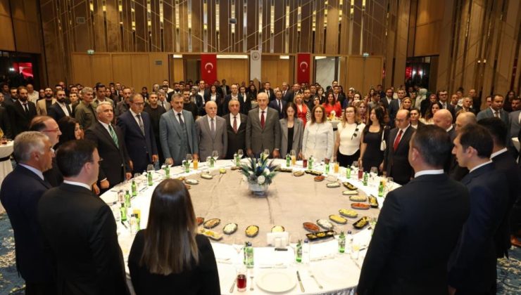 Yargı mensupları resepsiyonda buluştu!